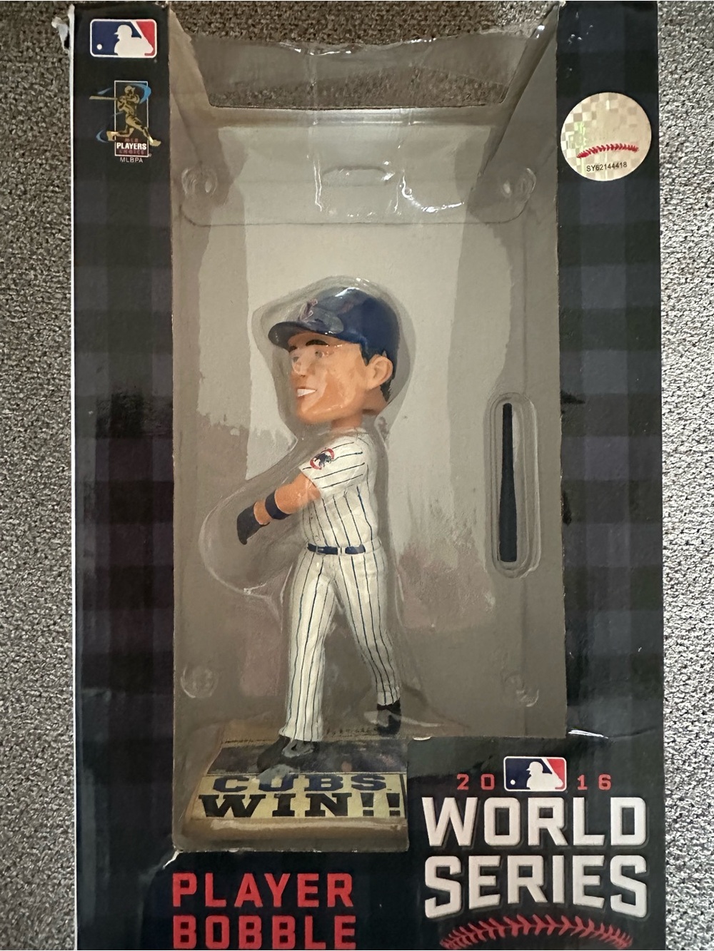 NIB Chicago Cubs World Series 2016 Anthony Rizzo Bobblehead
